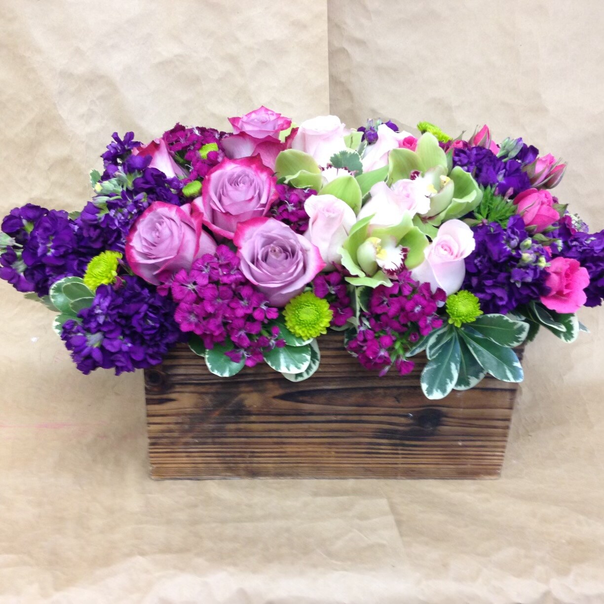 Colors in a Wood Box